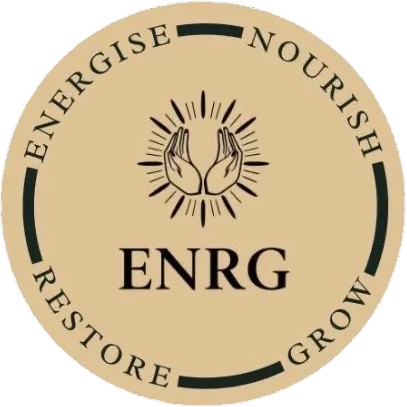 ENRG emblem — Energise, Nourish, Restore, Grow